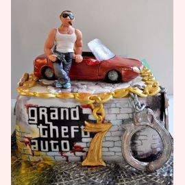 Торт "GTA главарь"