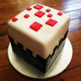 Торт "Minecraft деталь города"