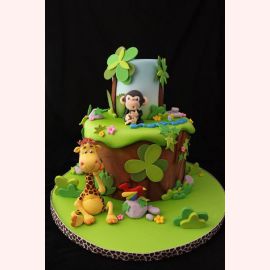 Торт "Мартышка в зелени"