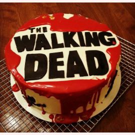 Торт "Много крови. Walking Dead"