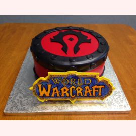 Торт "Исследовательский знак. World of Warcraft"