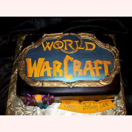 Торт "Проекты. World of Warcraft"