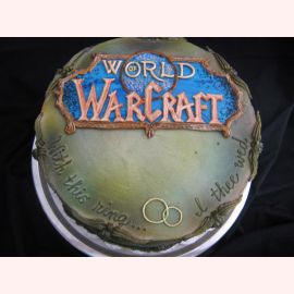 Торт "История любви. World of Warcraft"