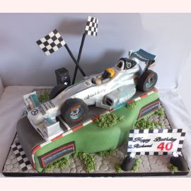 Торт "Крутой гоночный автомобиль"