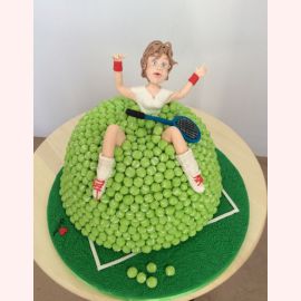 Торт "Смешной теннисист"