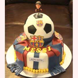Торт "Футбол с Messi"