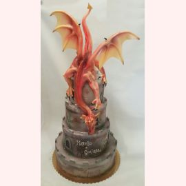 Торт "Огненный дракон"