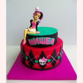 Торт "Monster High в шляпе"