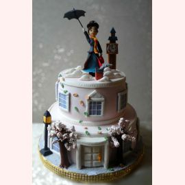 Торт "Мэри Поппинс с зонтиком"