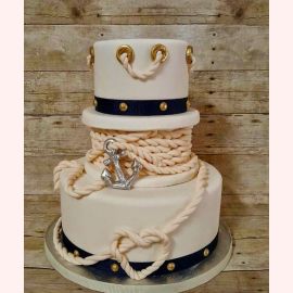 Торт "Морская свадьба"