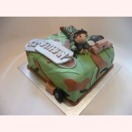 Торт на 23 февраля "Военнослужащему"