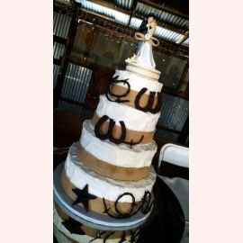 Торт "Ковбойская свадьба"