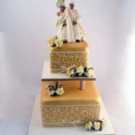 Торт на свадьбу "Однажды в Африке"
