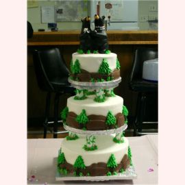 Торт "Свадьба в горах"