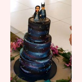 Торт "Звездная свадьба"