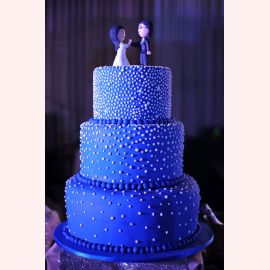 Торт "Свадьба среди звёзд"