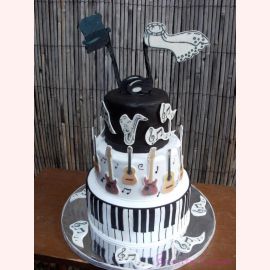 Торт "Свадьба музыкантов"