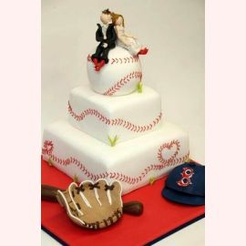 Торт "Любовь к бейсболу"