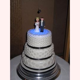 Торт "Свадьба в стиле диско"