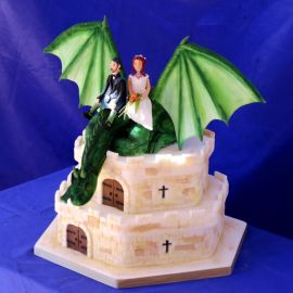 Свадебный торт "Крепость дракона"