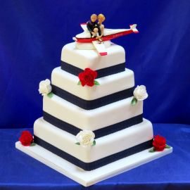 Торт на свадьбу "Полет к мечте"