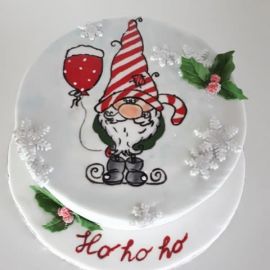 Новогодний торт 2022 "Ho Ho Ho"
