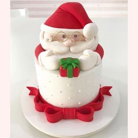 Новогодний торт 2022 "Добрый Дедушка Мороз"