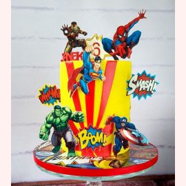 Торт "Сила супергероев"