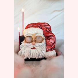 Новогодний торт "Деловой Санта в очечах"