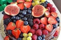 заказать ягодный фруктовый торт